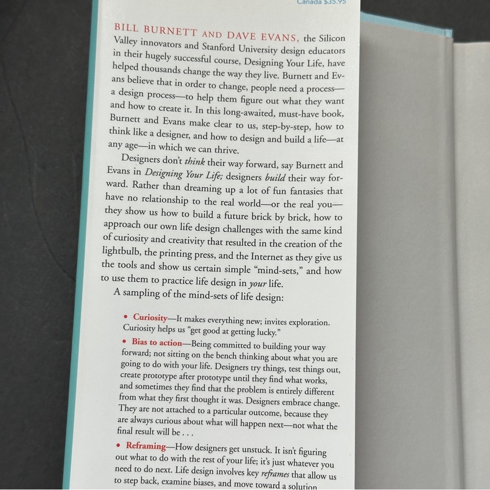 Designing Your Life by Bill Burnett | Self-Help | Hardcover Book - Picture 3 of 8